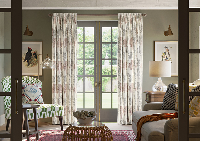 Coppice Faux Silk, Ginger - Made to Measure Curtain - Image 3